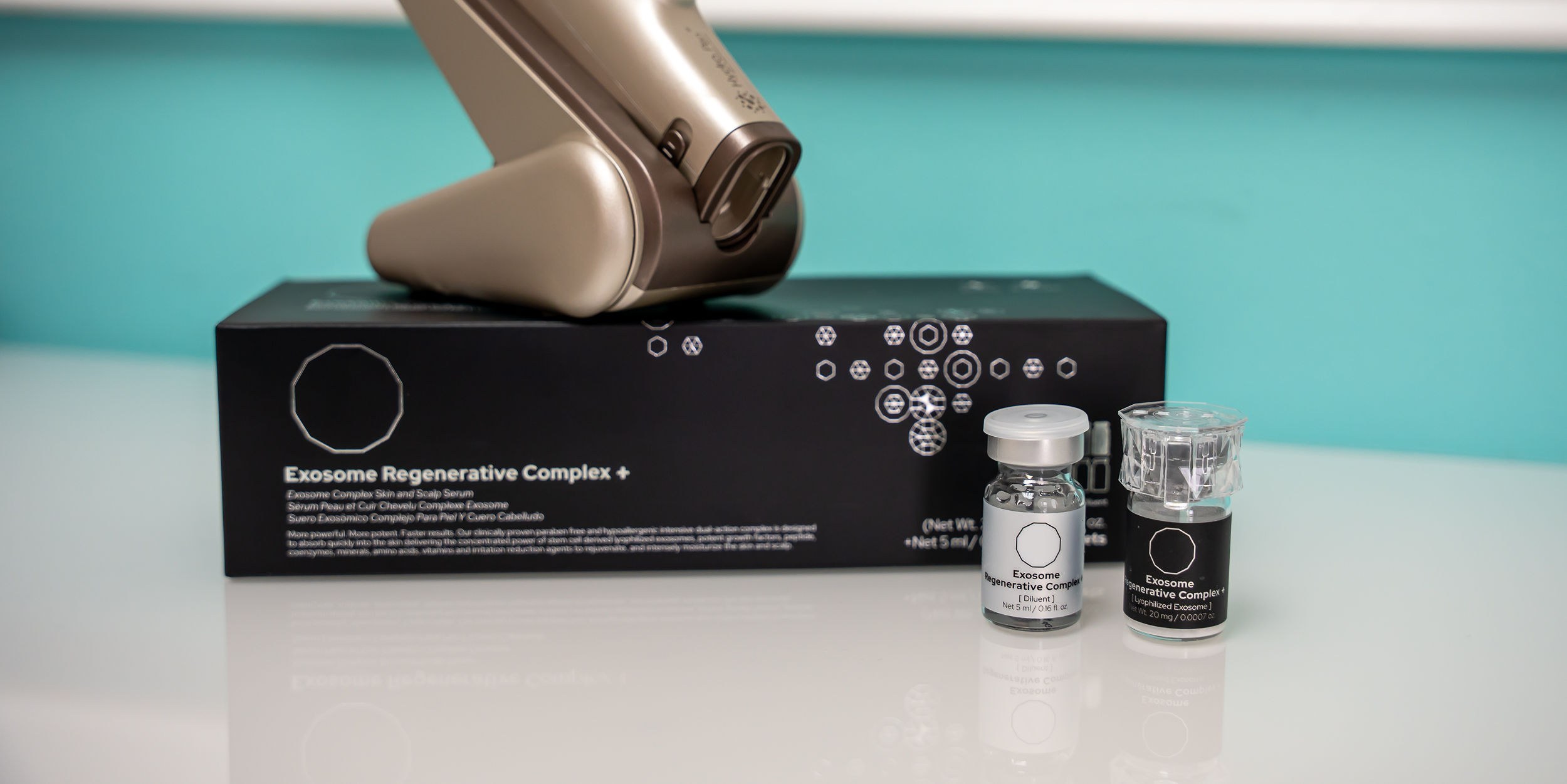 Exosome regenerative complex — advanced regenerative wellness at Esencia Med Spa