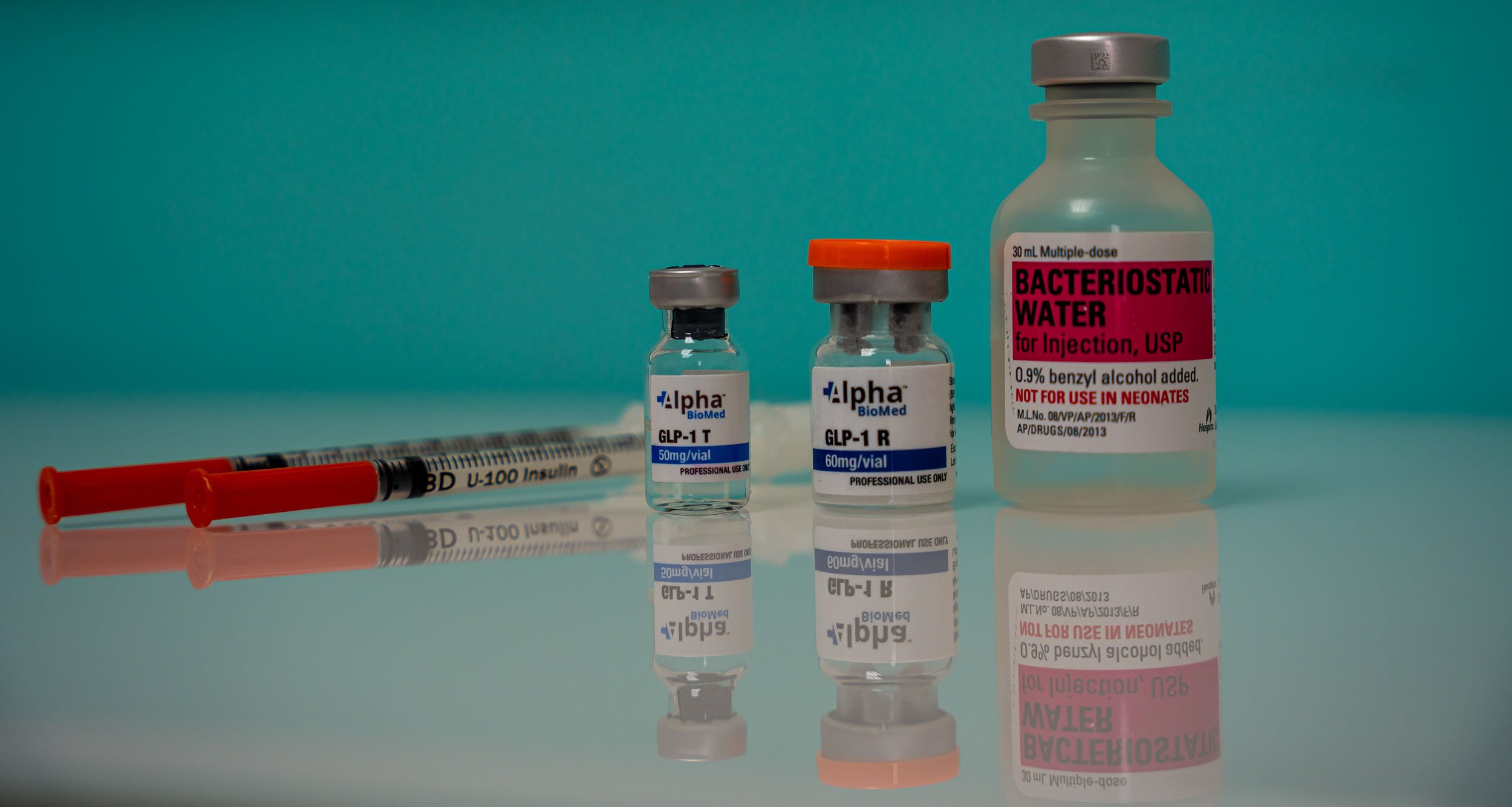 GLP-1 weight loss vials at Esencia Med Spa