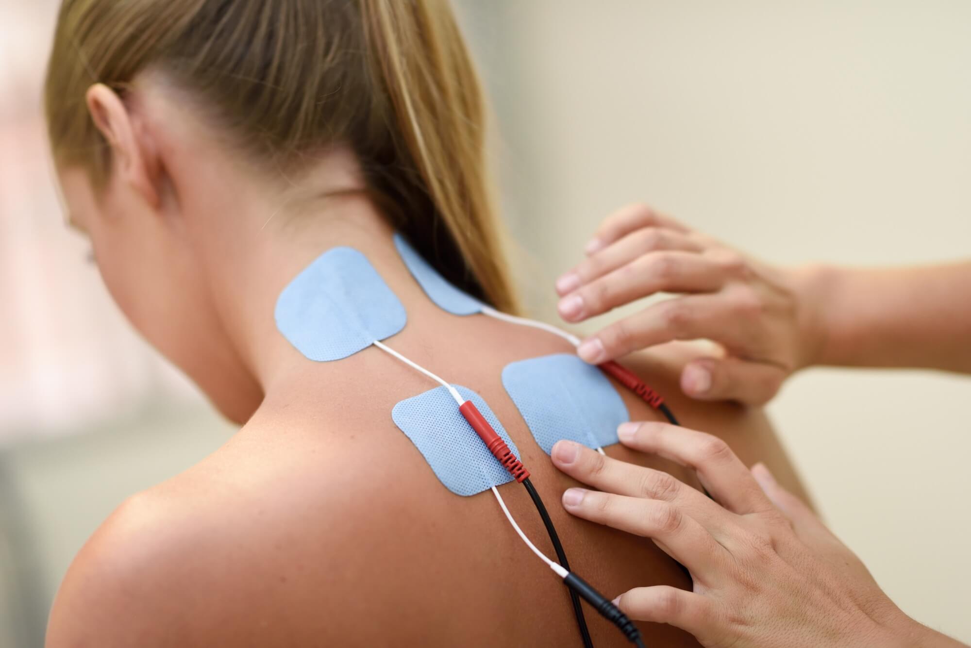 Electrical stimulation therapy at Esencia in Davie FL